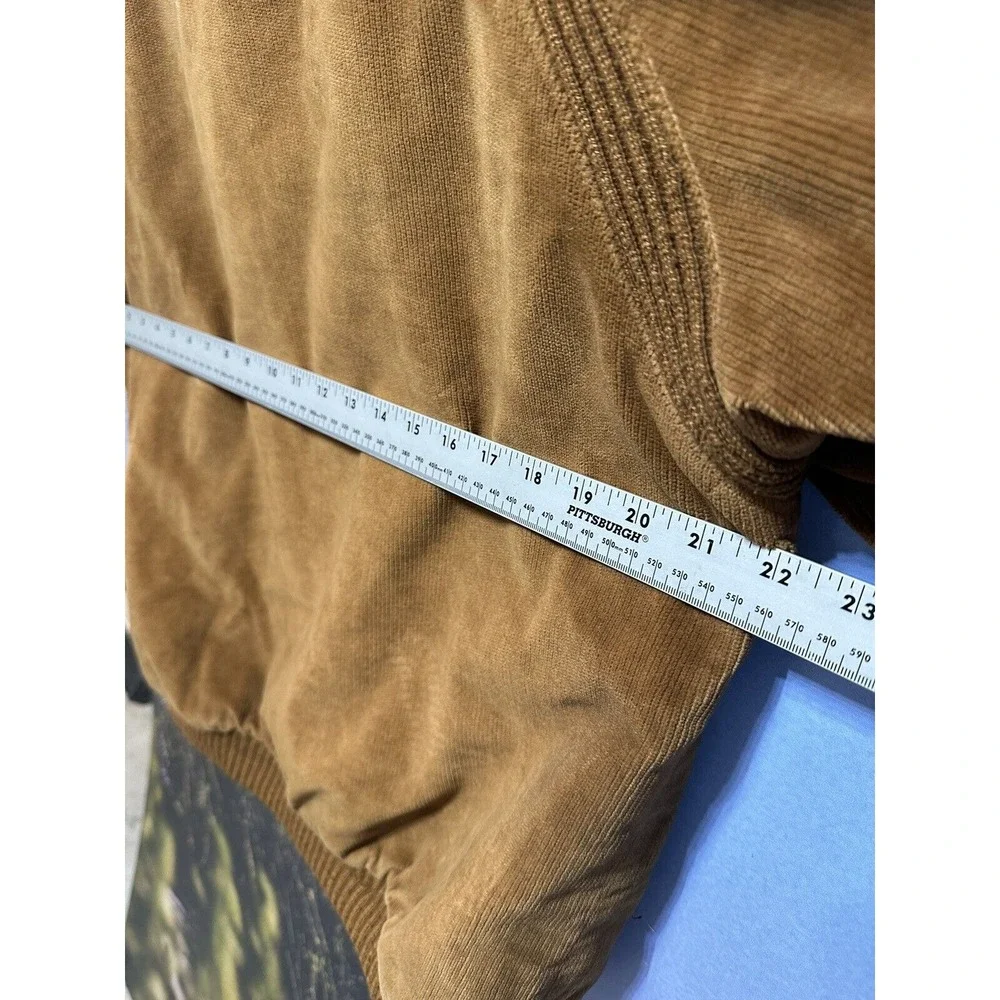 Vintage 70s Corduroy Fleece Lined Jacket JC PENNY Talon Zipper‎